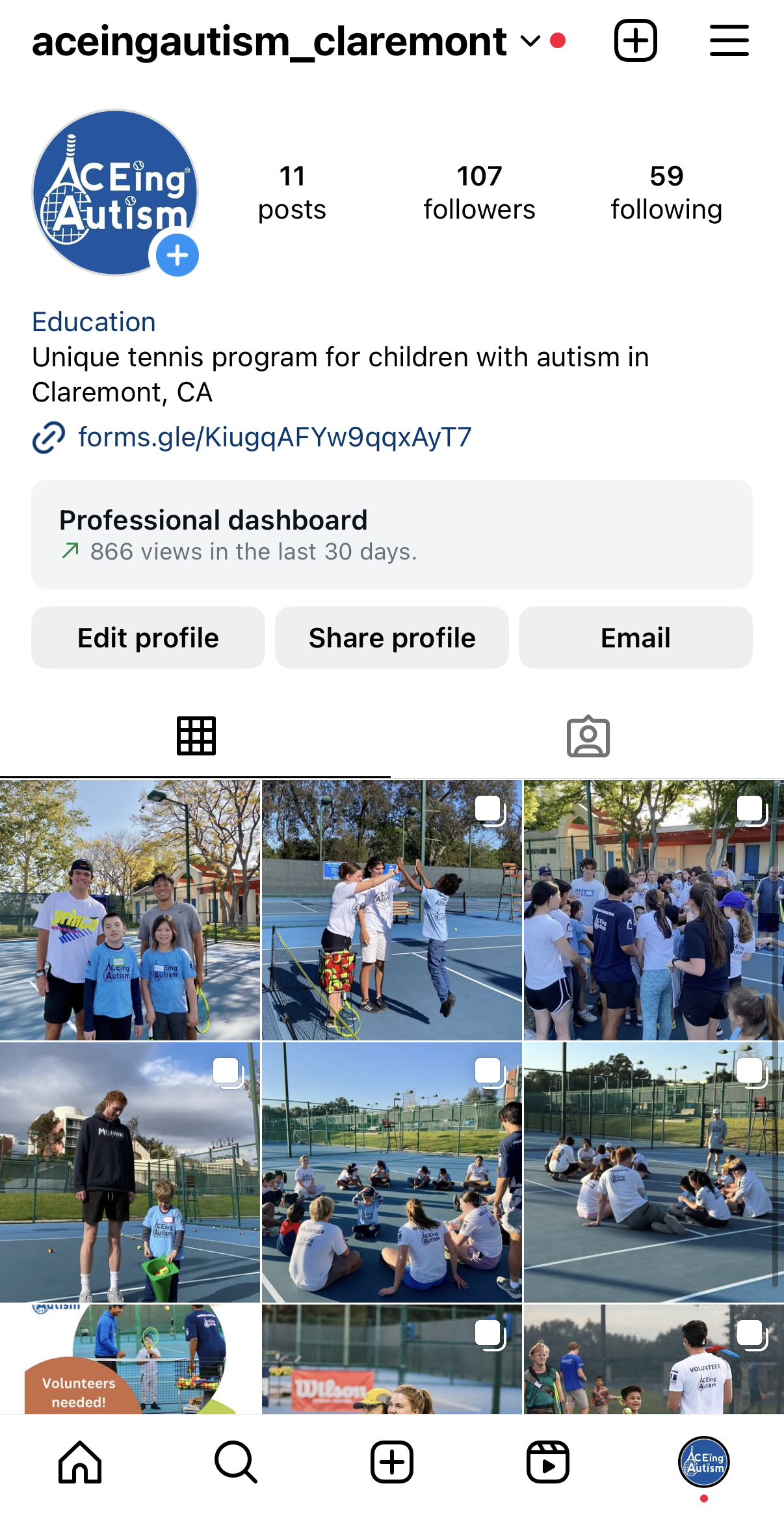 @aceingautism_claremont Instagram preview